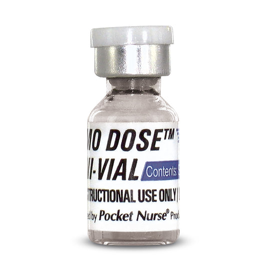 Demo Dose® Mini Vial - 1 ml - Clear Vial [SKU: PN01246]