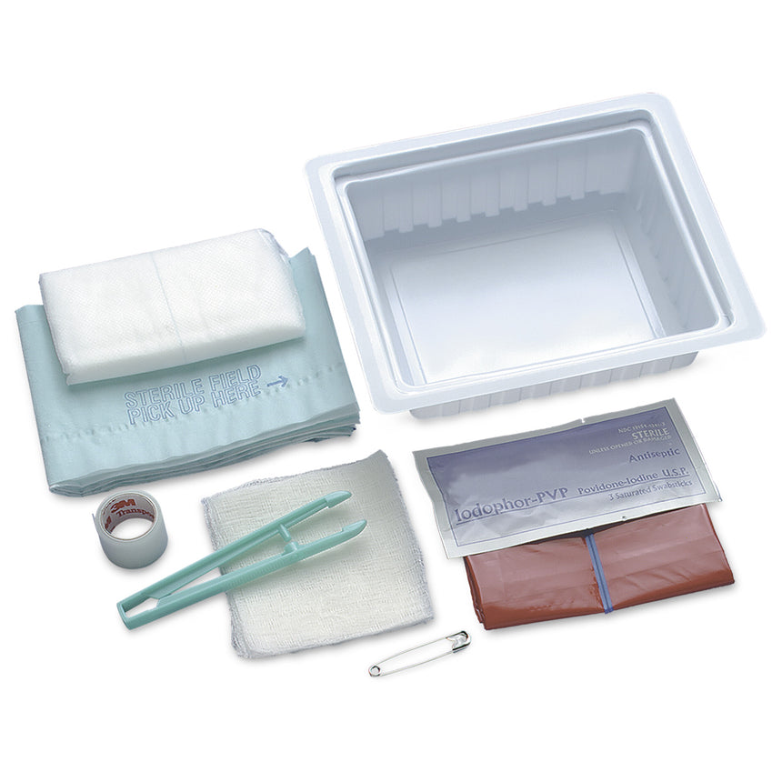 Dressing Change Tray with Abdominal Pad
