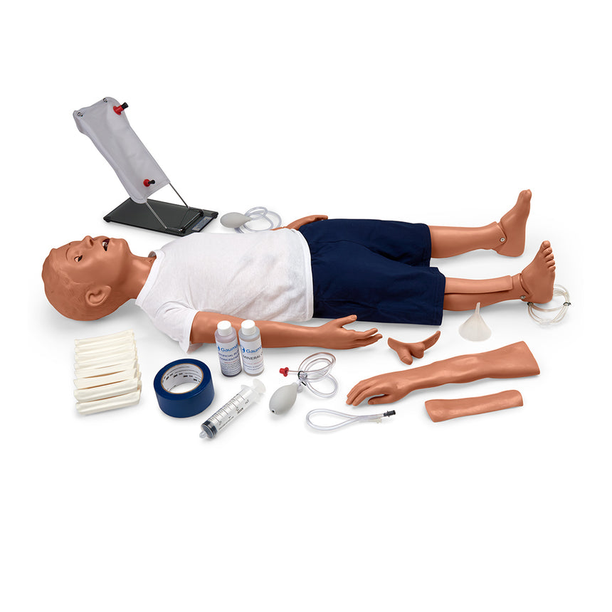 Gaumard® Multipurpose Patient Care and CPR Pediatric Simulator - 5-Year-Old Manikin - Medium