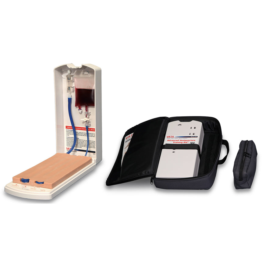 Advanced Four-Vein Venipuncture Training Aid and Carrying Case.   [SB41560]