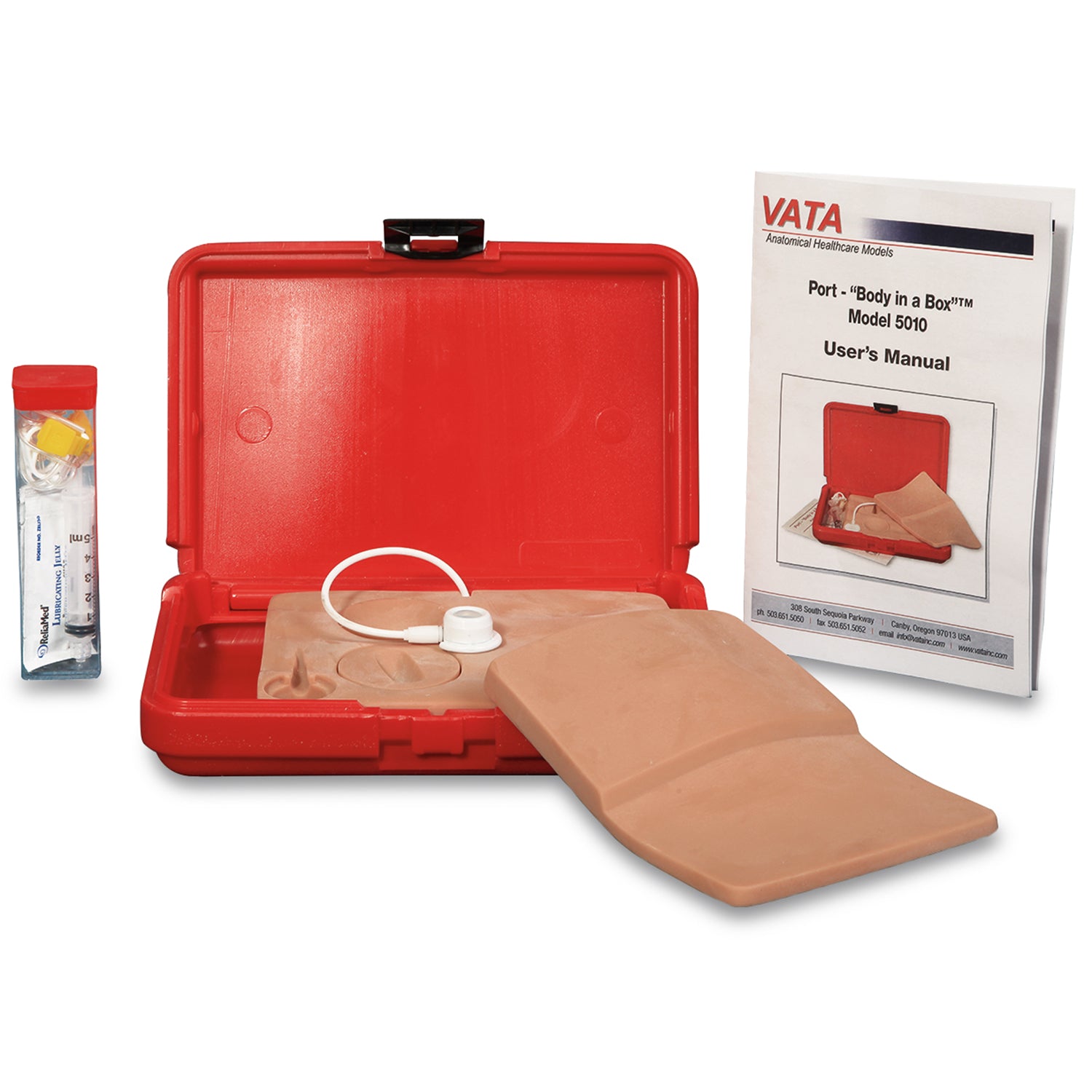 VATA Body in a Box™ Port Access Trainer | IVAD Training Model | Nasco ...