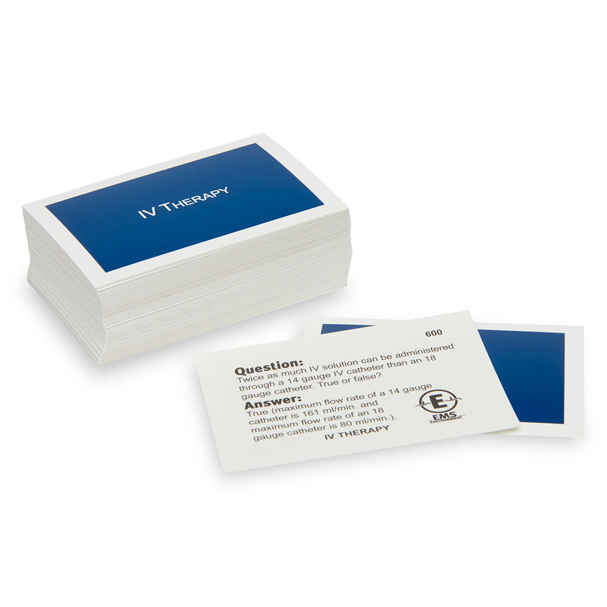 EMS CHALLENGE Supplemental Cards - Intravenous Therapy