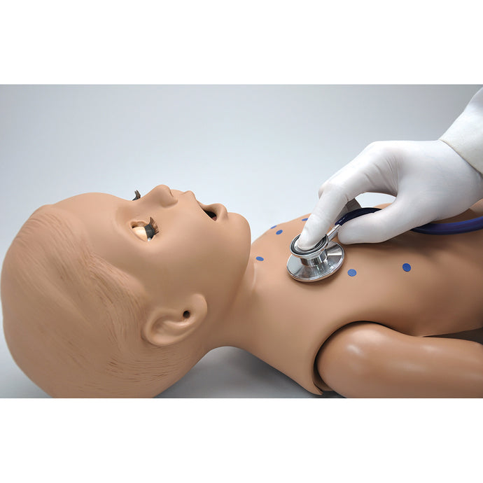 Gaumard® Advanced Heart and Lung Sounds - Pediatric - 1-Year-Old Manikin - Light